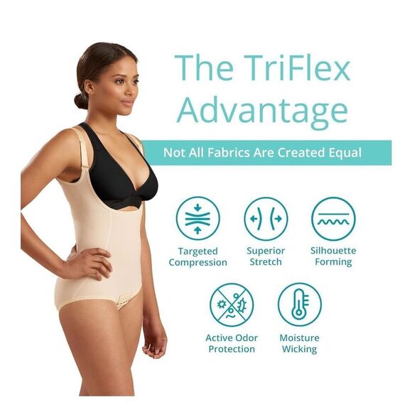 MARENA SFBHA Recovery Panty-Length Post-surgical Compression Girdle, High-Back - - Picture 4 of 9